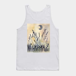 Wild Meadow under Moonlight Tank Top